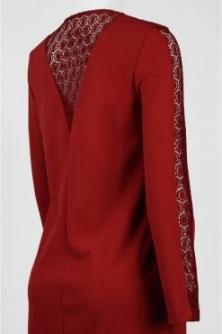 Donna Ricco - DR20534 Embroidered Long Sleeve Sheath Dress