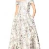 Eliza J Evening - EJ8M8107 Floral Printed Off-Shoulder A-line Dress Formal Gowns 1 Eliza J Evening - EJ8M8107 Floral Printed Off-Shoulder A-line Dress Formal Gowns