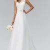 Formal Gowns Elizabeth K Bridal - GL1416 Sleeveless Fringed Lace Bodice A-Line Wedding Gown 2 Formal Gowns Elizabeth K Bridal - GL1416 Sleeveless Fringed Lace Bodice A-Line Wedding Gown