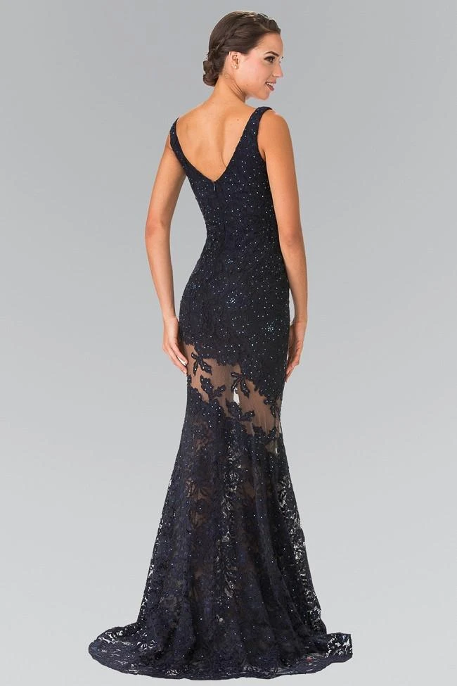 Elizabeth K Bridal - GL2249 Sleeveless Lace Long Dress 6 Elizabeth K Bridal - GL2249 Sleeveless Lace Long Dress