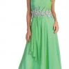 Elizabeth K - GL1001 Spliced Pleats Sweetheart Chiffon Gown Formal Gowns