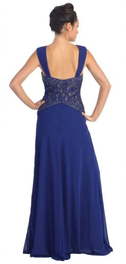 Formal Gowns Elizabeth K - GL1005 Intricate Beaded Sweetheart A-Line Gown