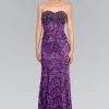 Elizabeth K - GL1006 Strapless Sweetheart Lace Long Dress