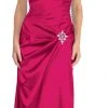 Elizabeth K - GL1019 Spliced Ruching Charmeuse Gown Formal Gowns