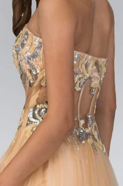 Elizabeth K - GL1045 Strapless Embellished Long Gown Formal Gowns 9 Elizabeth K - GL1045 Strapless Embellished Long Gown Formal Gowns