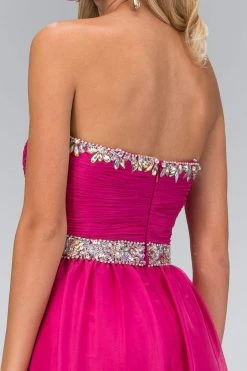 Formal Gowns Elizabeth K - GL1058 Shirred Chiffon Sweetheart A-Line Gown