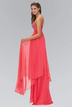 Formal Gowns Elizabeth K - GL1061 Medallion Accented Sweetheart Chiffon Gown 9 Formal Gowns Elizabeth K - GL1061 Medallion Accented Sweetheart Chiffon Gown