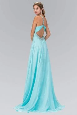 Formal Gowns Elizabeth K - GL1084 One Shoulder Strap Ruched Sweetheart Dress