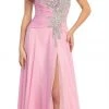 Elizabeth K - GL1114 Beaded And Ruched Sweetheart Chiffon Dress 1 Elizabeth K - GL1114 Beaded And Ruched Sweetheart Chiffon Dress