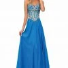 Elizabeth K - GL1132 Strapless Embellished Long Dress
