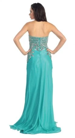 Elizabeth K - GL1148 Bead Embellished Sweetheart A-Line Dress Formal Gowns 7 Elizabeth K - GL1148 Bead Embellished Sweetheart A-Line Dress Formal Gowns