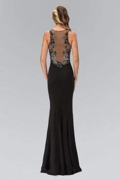 Formal Gowns Elizabeth K - GL1315 Keyhole Illusion Sheath Gown