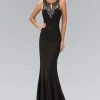 Formal Gowns Elizabeth K - GL1315 Keyhole Illusion Sheath Gown