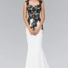 Formal Gowns Elizabeth K - GL1379 Laced Sweetheart Jersey Gown