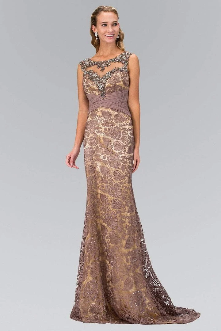 Elizabeth K - GL1415 Bejeweled Illusion Trumpet Gown 5 Elizabeth K - GL1415 Bejeweled Illusion Trumpet Gown