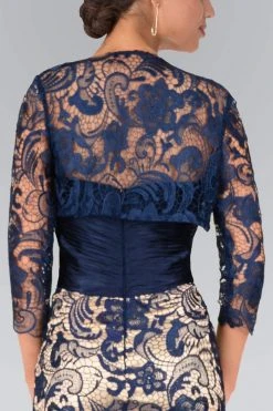 Elizabeth K - GL1419 Embellished Lace Sweetheart Trumpet Dress 9 Elizabeth K - GL1419 Embellished Lace Sweetheart Trumpet Dress