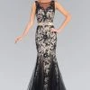 Elizabeth K - GL2009 Illusion Bateau Neckline Lace Mermaid Gown