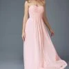 Elizabeth K - GL2070 Strapless Pleated Sweetheart Chiffon Dress 2 Elizabeth K - GL2070 Strapless Pleated Sweetheart Chiffon Dress