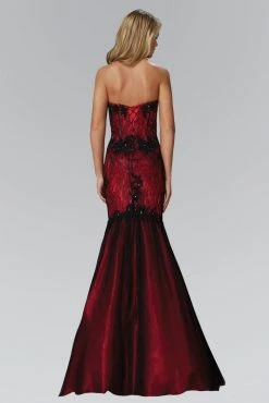 Elizabeth K - GL2141 Strapless Sweetheart Lace Mermaid Gown