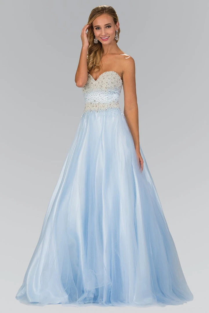 Elizabeth K - GL2155 Beaded Sweetheart A-Line Gown Formal Gowns 3 Elizabeth K - GL2155 Beaded Sweetheart A-Line Gown Formal Gowns