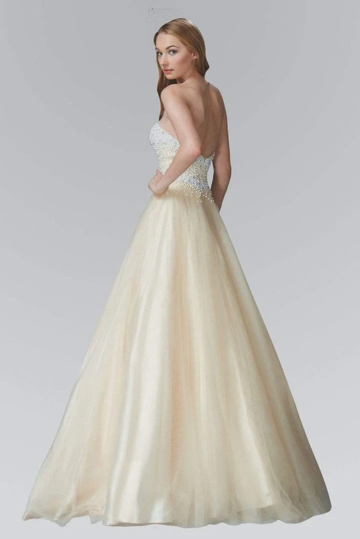 Elizabeth K - GL2155 Beaded Sweetheart A-Line Gown Formal Gowns 4 Elizabeth K - GL2155 Beaded Sweetheart A-Line Gown Formal Gowns