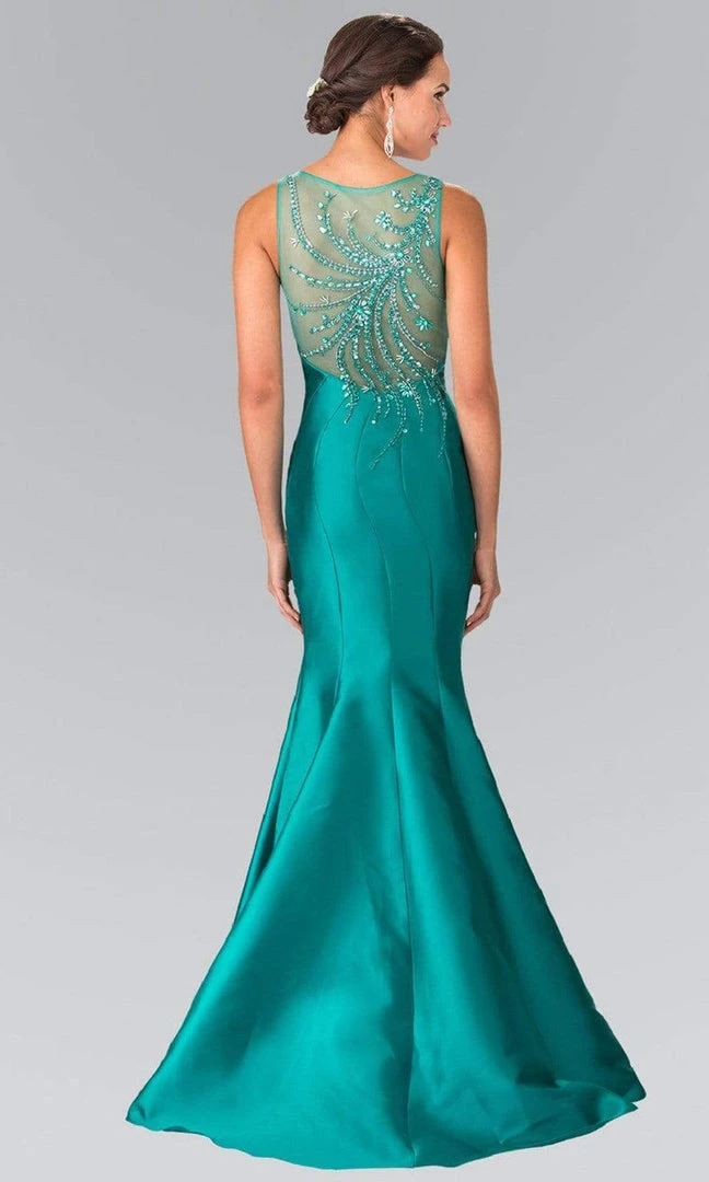 Formal Gowns Elizabeth K - GL2212 Sleek V-Neck Mikado Trumpet Gown 4 Formal Gowns Elizabeth K - GL2212 Sleek V-Neck Mikado Trumpet Gown