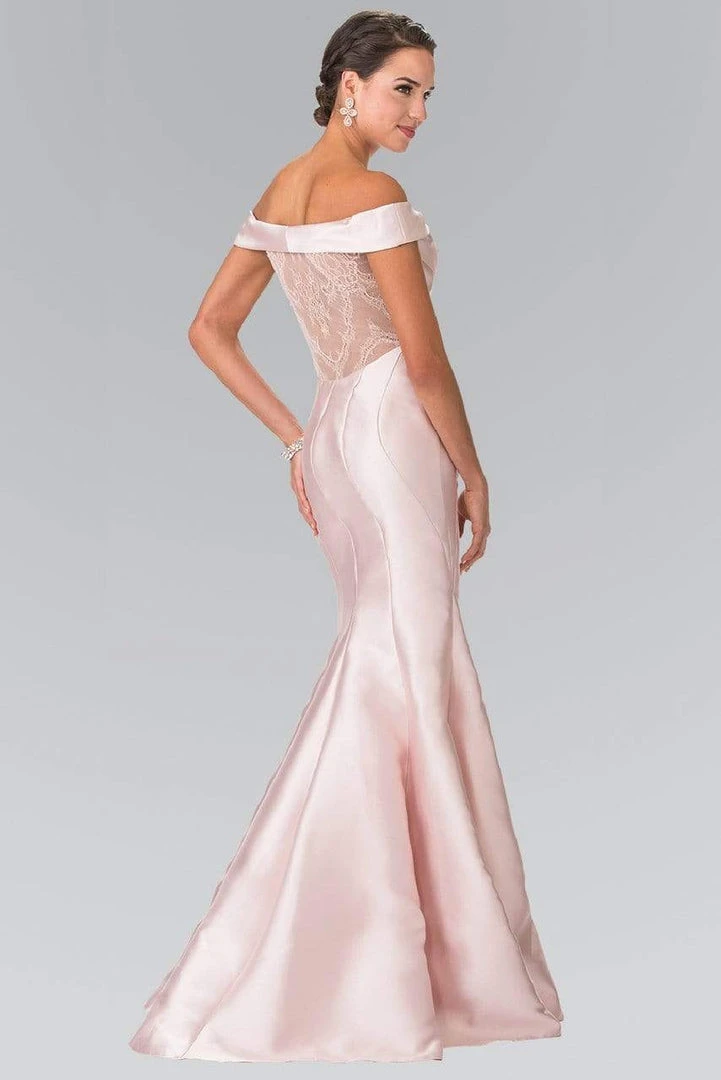 Elizabeth K - GL2213 Laced Off-Shoulder Mikado Mermaid Dress Formal Gowns 6 Elizabeth K - GL2213 Laced Off-Shoulder Mikado Mermaid Dress Formal Gowns