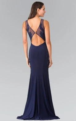 Formal Gowns Elizabeth K - GL2222 Embellished Scoop Neck Jersey Sheath Dress 13 Formal Gowns Elizabeth K - GL2222 Embellished Scoop Neck Jersey Sheath Dress