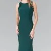 Formal Gowns Elizabeth K - GL2222 Embellished Scoop Neck Jersey Sheath Dress 2 Formal Gowns Elizabeth K - GL2222 Embellished Scoop Neck Jersey Sheath Dress