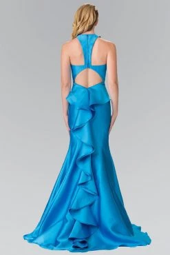 Formal Gowns Elizabeth K - GL2224 Chic V-Neck Mikado Mermaid Dress 21 Formal Gowns Elizabeth K - GL2224 Chic V-Neck Mikado Mermaid Dress