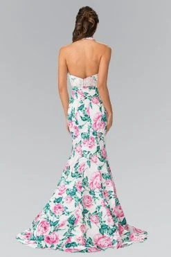 Elizabeth K - GL2259 Two-Piece Halter Mermaid Gown Formal Gowns 9 Elizabeth K - GL2259 Two-Piece Halter Mermaid Gown Formal Gowns