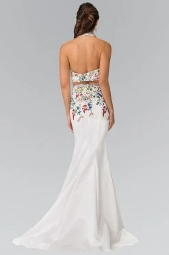 Elizabeth K - GL2260 Two-Piece Halter Mermaid Gown