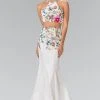 Elizabeth K - GL2260 Two-Piece Halter Mermaid Gown