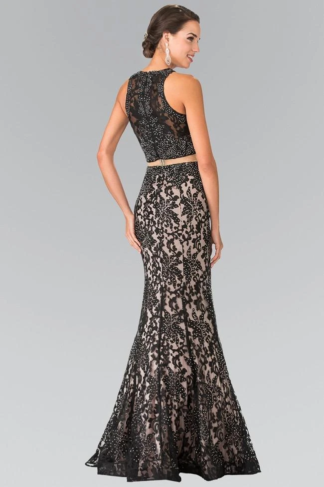 Elizabeth K - GL2271 Two-Piece Lace Long Dress 4 Elizabeth K - GL2271 Two-Piece Lace Long Dress