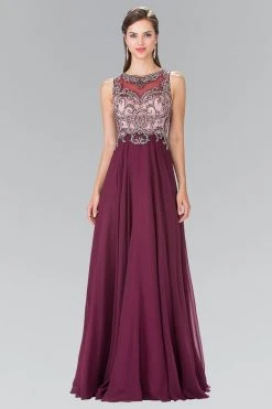 Elizabeth K - GL2273 Beaded Long Dress Formal Gowns