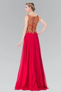 Elizabeth K - GL2274 Embellished Sleeveless Long Dress Formal Gowns