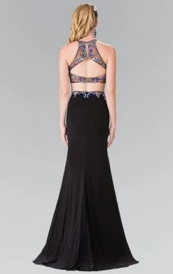 Elizabeth K - GL2277 Beaded Halter Neck Rome Jersey Trumpet Gown 9 Elizabeth K - GL2277 Beaded Halter Neck Rome Jersey Trumpet Gown