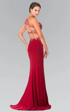 Elizabeth K - GL2277 Beaded Halter Neck Rome Jersey Trumpet Gown 11 Elizabeth K - GL2277 Beaded Halter Neck Rome Jersey Trumpet Gown
