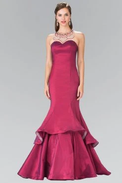 Formal Gowns Elizabeth K - GL2290 Illusion Mermaid Gown