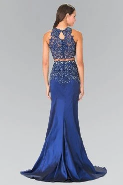 Formal Gowns Elizabeth K - GL2291 Two-Piece Sequined Trumpet Gown 9 Formal Gowns Elizabeth K - GL2291 Two-Piece Sequined Trumpet Gown