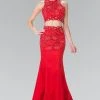 Formal Gowns Elizabeth K - GL2291 Two-Piece Sequined Trumpet Gown 1 Formal Gowns Elizabeth K - GL2291 Two-Piece Sequined Trumpet Gown