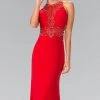 Elizabeth K - GL2298 Sleeveless Sequined Long Dress Formal Gowns