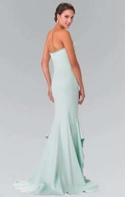 Elizabeth K - GL2305 Strapless Ruffled Long Dress 7 Elizabeth K - GL2305 Strapless Ruffled Long Dress