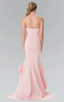 Elizabeth K - GL2305 Strapless Ruffled Long Dress 9 Elizabeth K - GL2305 Strapless Ruffled Long Dress