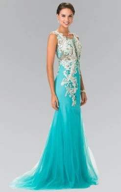 Elizabeth K - GL2318 Beaded Trumpet Gown