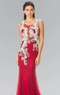 Elizabeth K - GL2318 Beaded Trumpet Gown