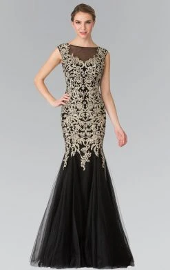 Elizabeth K - GL2319 Sleeveless Beaded Mermaid Gown Formal Gowns 10 Elizabeth K - GL2319 Sleeveless Beaded Mermaid Gown Formal Gowns