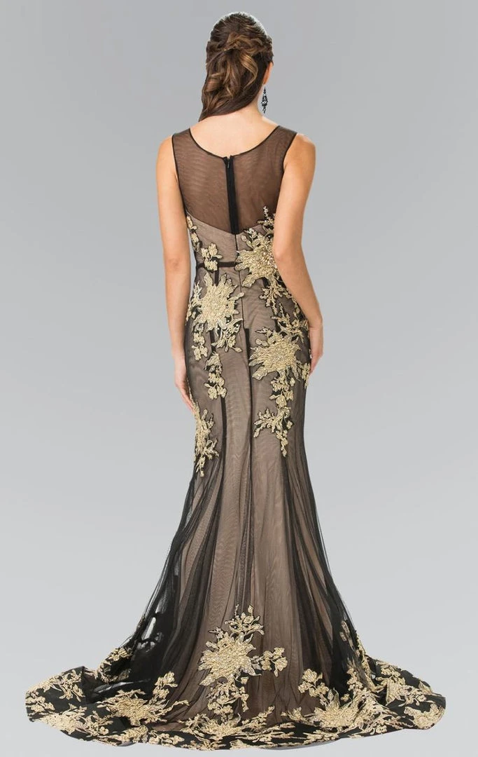 Elizabeth K - GL2335 Beaded Trumpet Gown Formal Gowns 6 Elizabeth K - GL2335 Beaded Trumpet Gown Formal Gowns
