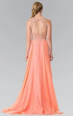 Formal Gowns Elizabeth K - GL2343 Embellished Sleeveless Long Dress