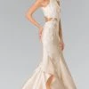 Elizabeth K - GL2356 Halter Ruffled Mermaid Gown Formal Gowns